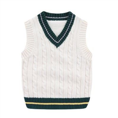 Rompi Sweater Tanpa Lengan Kasual Anak-anak