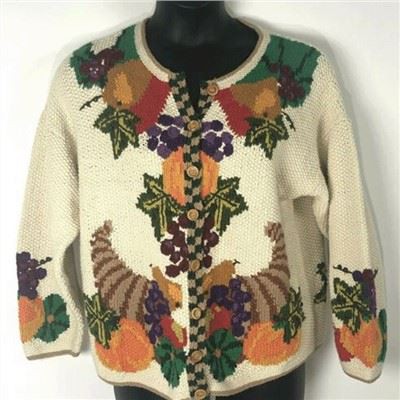 Sweater Kardigan Wanita Hari Thanksgiving